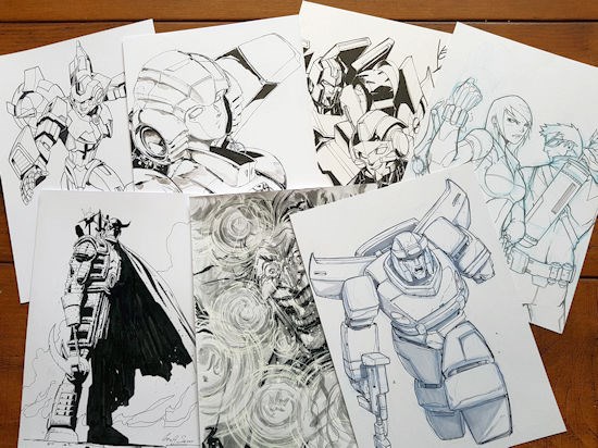 Collecting comic art commissions