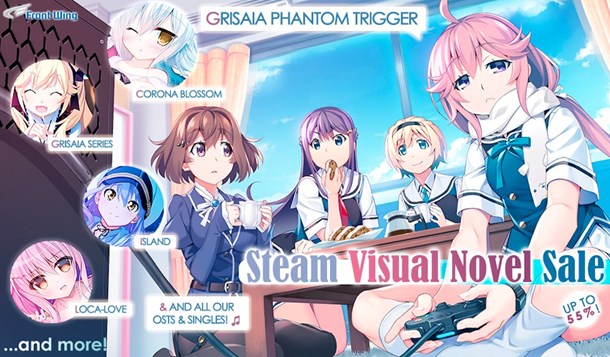 Frontwing Visual Novel sale on Steam