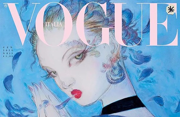 Final Fantasy artist Yoshitaka Amano makes Vogue Italia cover